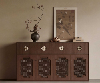 New Chinese Style Side Cabinet-ID:351722004