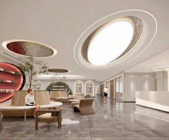 Modern Office Reception Desk-ID:341916087