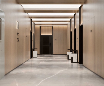 Modern Office Elevator Hall-ID:988131051