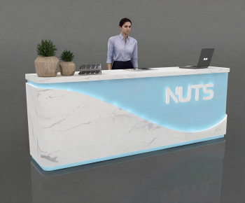Modern Reception Desk-ID:988817939