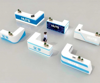 Modern Reception Desk-ID:765038974