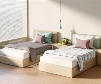 Modern Single Bed-ID:659821067