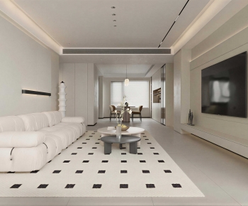 Modern A Living Room-ID:645257006