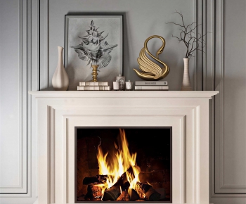 French Style Fireplace-ID:669235944