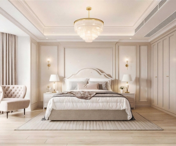 French Style Bedroom-ID:660475978