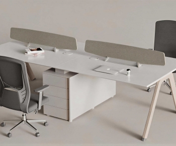 Modern Office Desk And Chair-ID:730214121