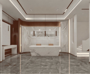 Modern Office Reception Desk-ID:220261103
