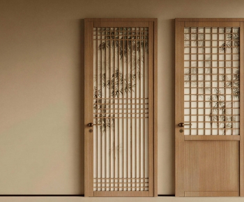 New Chinese Style Single Door-ID:306859029