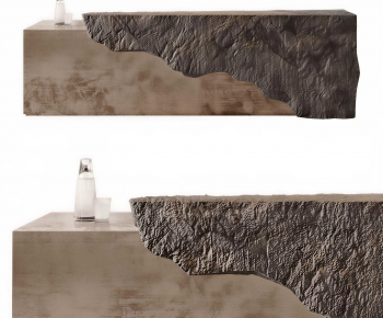 Wabi-sabi Style Reception Desk-ID:326710948