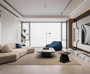 Modern A Living Room-ID:504609113