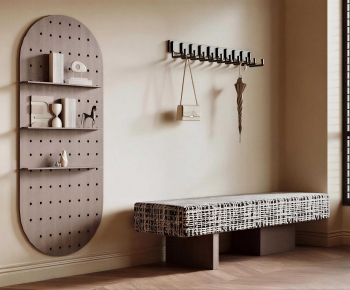 Modern Stool For Changing Shoes-ID:673794982