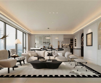 French Style A Living Room-ID:720828069