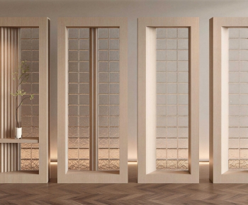 Modern Glass Screen Partition-ID:158390058