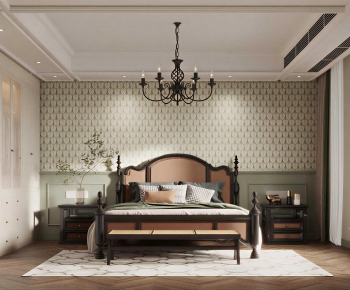 American Style Bedroom-ID:996232993