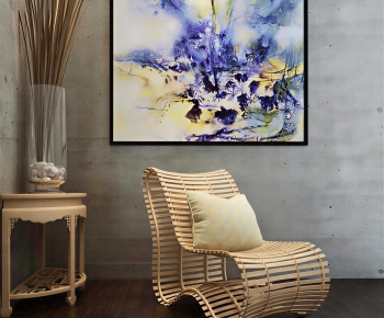 Wabi-sabi Style Lounge Chair-ID:209594019