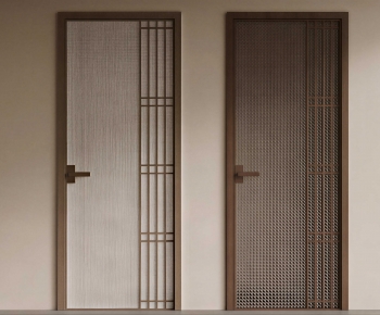 New Chinese Style Single Door-ID:771539226