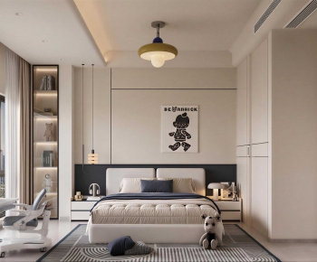 Modern Boy's Room And Son's Room-ID:501595026