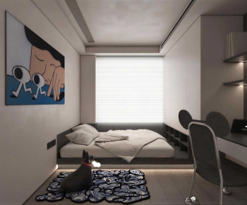 Modern Boy's Room And Son's Room-ID:717449237