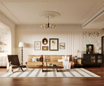 French Style A Living Room-ID:796690945