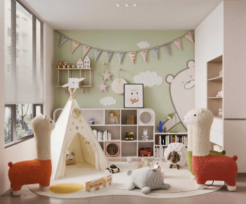 Modern Children's Room Activity Room-ID:145102029