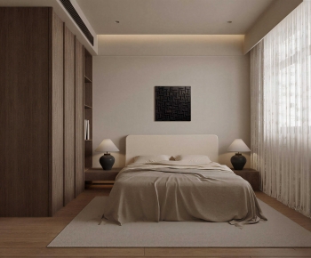 Wabi-sabi Style Bedroom-ID:188644895