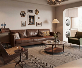 American Style A Living Room-ID:620866061