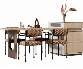 Modern Dining Table And Chairs-ID:329179854