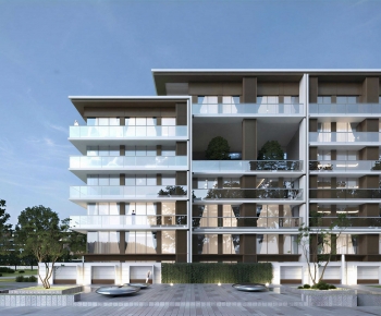 Modern Residential Building-ID:648446083
