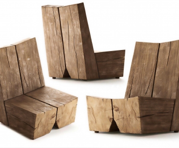 Wabi-sabi Style Lounge Chair-ID:534554005