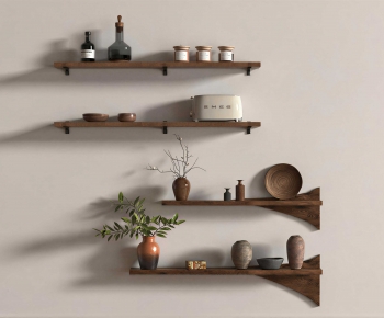 Wabi-sabi Style Shelving-ID:658915048