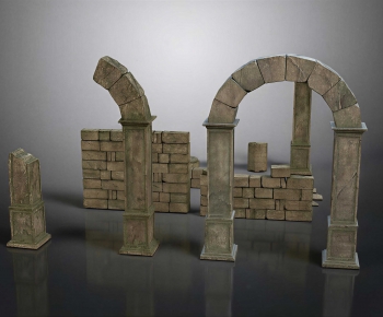 Modern Building Component-ID:225930218