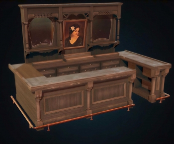 European Style Counter Bar-ID:990607026