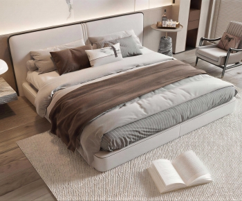 Modern Double Bed-ID:311005128