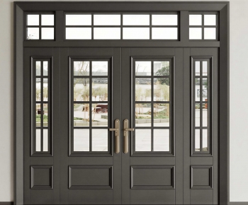 New Chinese Style Double Door-ID:713993075