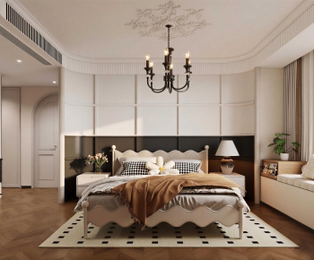 French Style Bedroom-ID:158340976