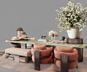 Modern Tea Tables And Chairs-ID:420670034