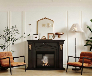 French Style Fireplace-ID:800187118