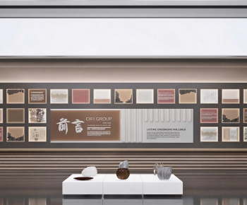 New Chinese Style Exhibition Hall-ID:372571957