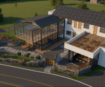 Modern Appearance Of Commercial Building-ID:154043919