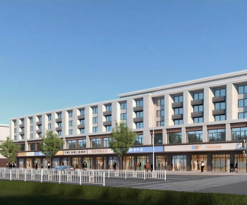 Modern Commercial Street-ID:721709977