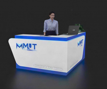 Modern Reception Desk-ID:959574946