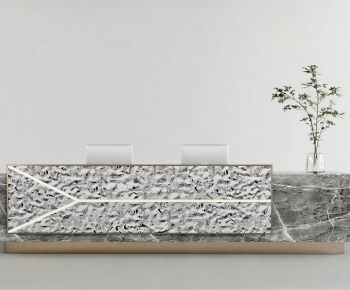 Modern Reception Desk-ID:344126945