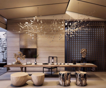 New Chinese Style Tea House-ID:203217039