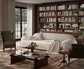 Modern A Living Room-ID:626869268