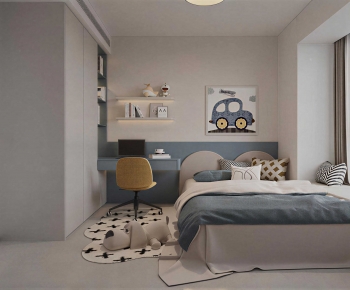 Modern Boy's Room And Son's Room-ID:640794996