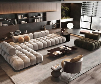 Modern A Living Room-ID:192759013