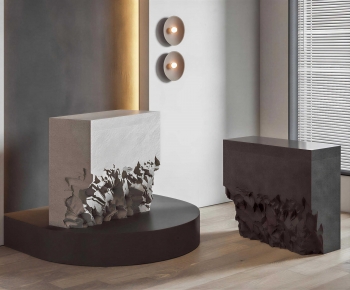 Wabi-sabi Style Reception Desk-ID:477927927