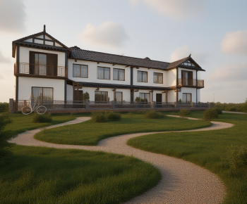 New Chinese Style Appearance Of Commercial Building-ID:877669103