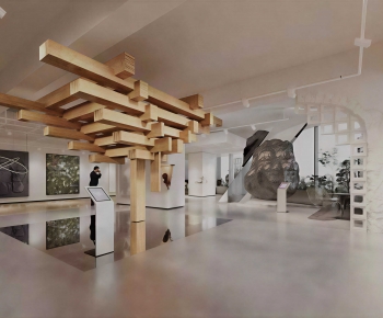 Modern Exhibition Hall-ID:894768951