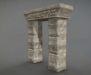 Retro Style Building Component-ID:425225971